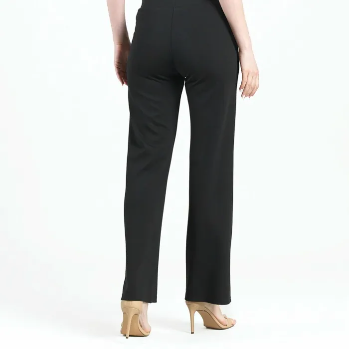 RayonPonte Knit 8211 Loose Leg Pocket Pant 8211 Black Women Clara Sunwoo Pants Skirts