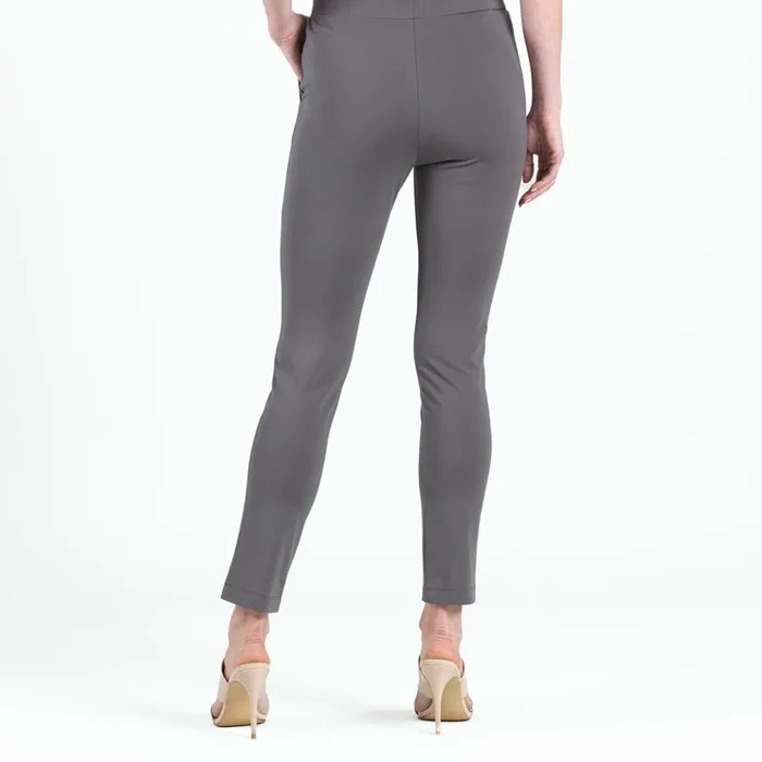 RayonPonte Knit 8211 Straight Leg Pocket Pant 8211 Mocha Women Clara Sunwoo Pants Skirts