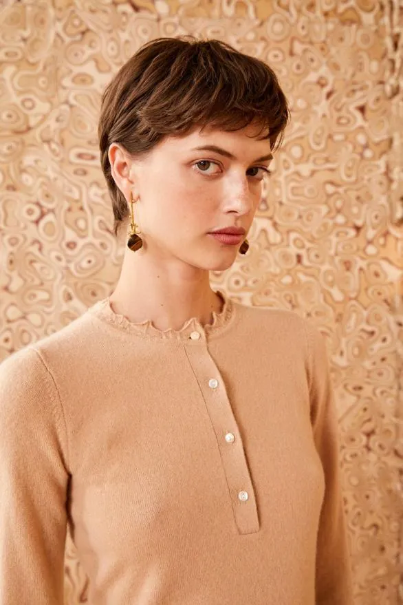 Reese Top Camel Women Ulla Johnson Knits Reese Top Camel Women Ulla Johnson Knits