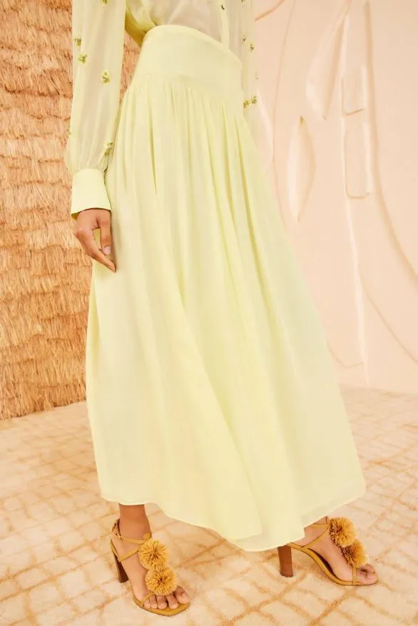 Reina Skirt Citron Women Ulla Johnson Skirts And Shorts Reina Skirt Citron Women Ulla Johnson Skirts And Shorts