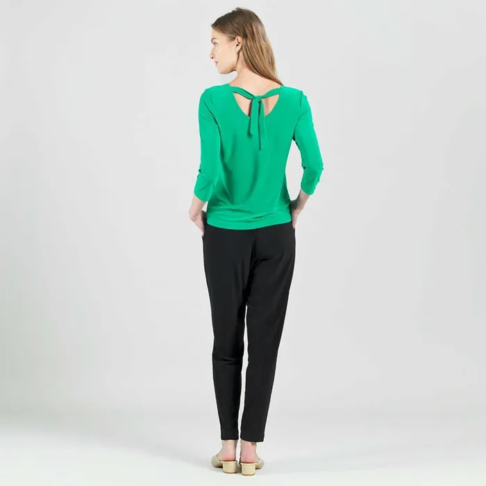 Reversible Back Tie Top 8211 Emerald Women Clara Sunwoo Spring Collection