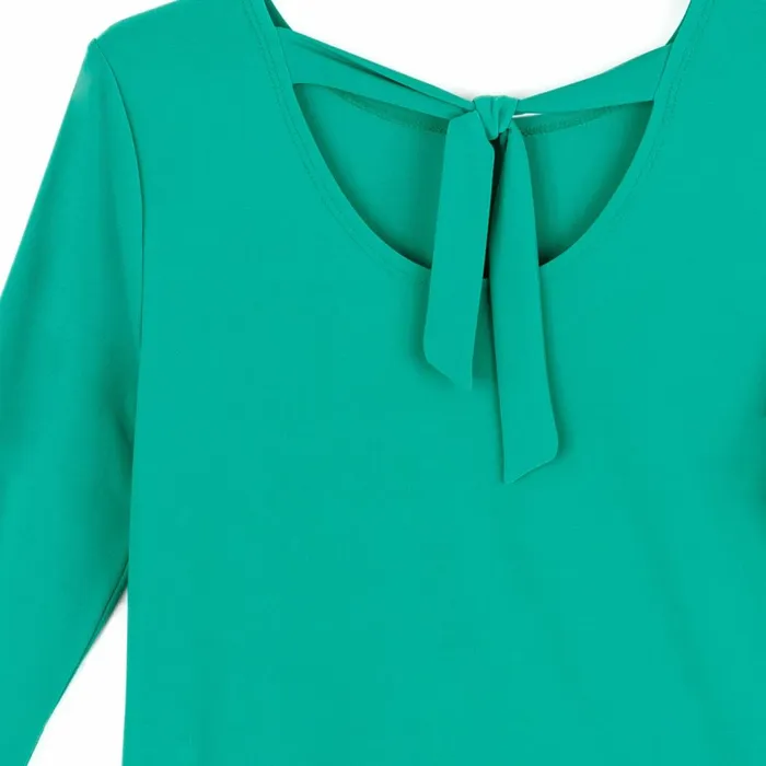 Reversible Back Tie Top 8211 Emerald Women Clara Sunwoo Spring Collection