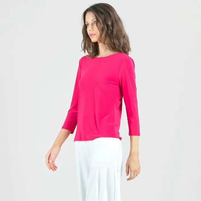 Reversible Back Tie Top 8211 Hot Pink Women Clara Sunwoo Spring Collection