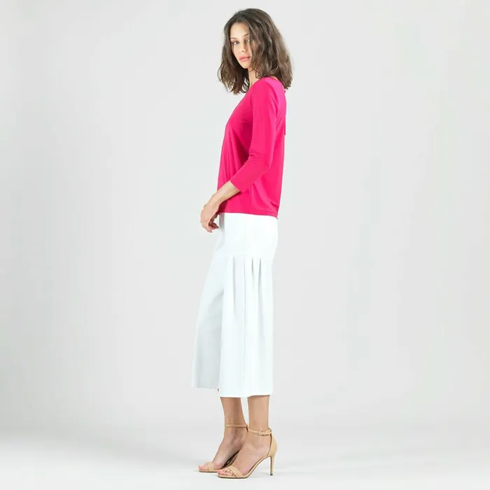 Reversible Back Tie Top 8211 Hot Pink Women Clara Sunwoo Spring Collection