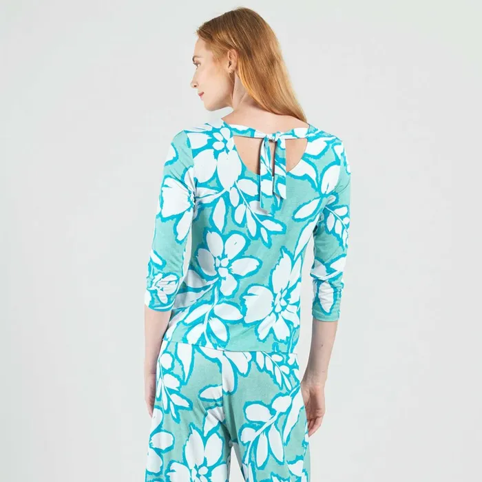Reversible Back Tie Top 8211 Paradise Petal Women Clara Sunwoo Spring Collection