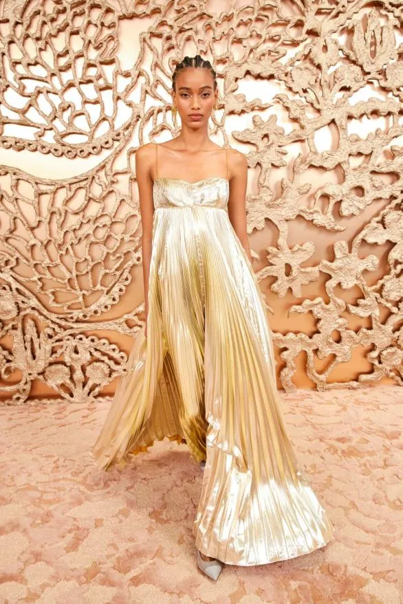 Rhea Gown Platinum Women Ulla Johnson Dresses