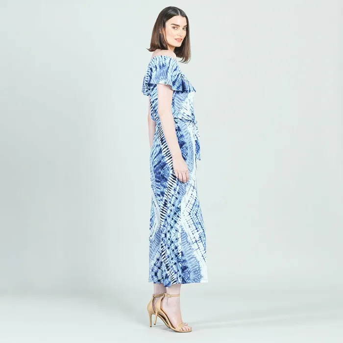 Ruffle Off Shoulder Pocket Jumpsuit 8211 Acid Wash 8211 Final Sale Women Clara Sunwoo Dresses Jumpsuits