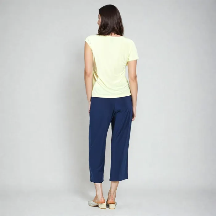 Ruffle Overlay Top 8211 Yellow 8211 Final Sale Women Clara Sunwoo Tops Tunics