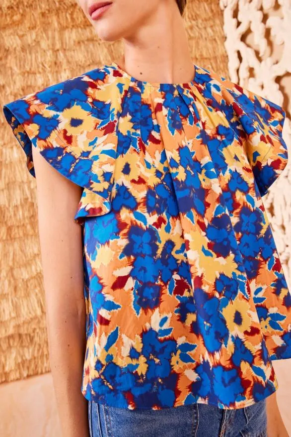 Rumi Top Wildflower Women Ulla Johnson Tops Rumi Top Wildflower Women Ulla Johnson Tops