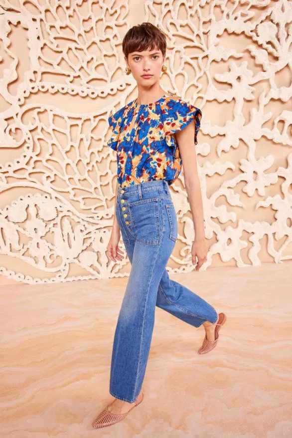 Rumi Top Wildflower Women Ulla Johnson Tops Rumi Top Wildflower Women Ulla Johnson Tops