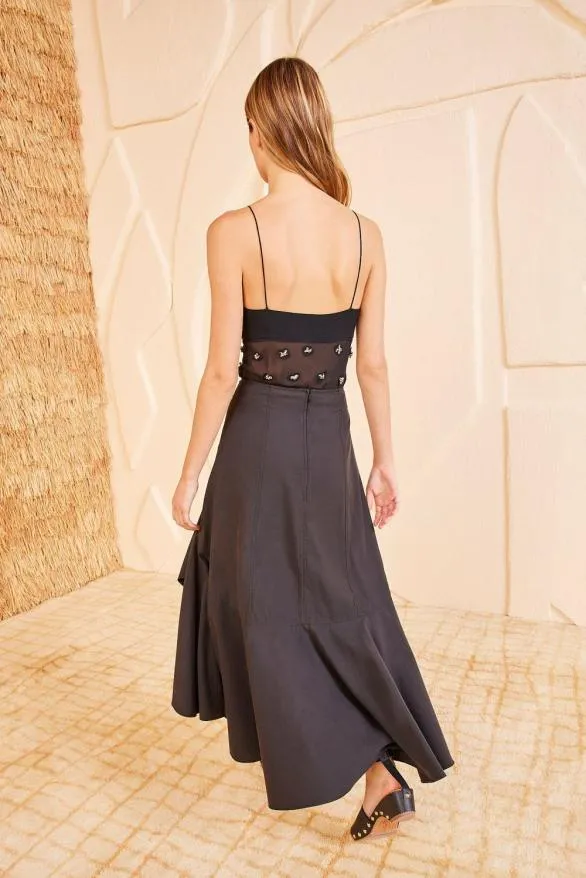 Sabina Skirt Noir Women Ulla Johnson Skirts And Shorts Sabina Skirt Noir Women Ulla Johnson Skirts And Shorts