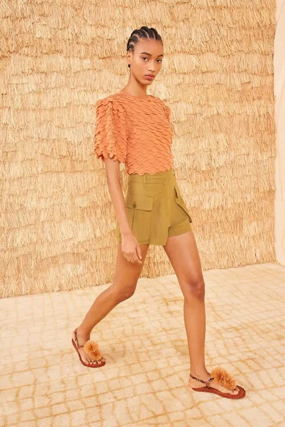 Sadie Short Lichen Women Ulla Johnson Skirts And Shorts