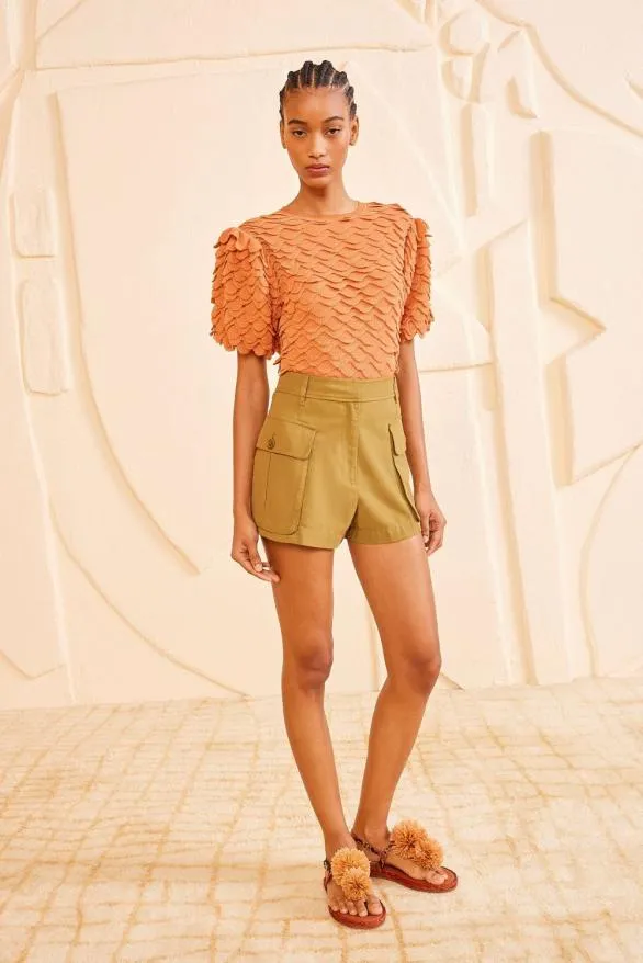 Sadie Short Lichen Women Ulla Johnson Skirts And Shorts Sadie Short Lichen Women Ulla Johnson Skirts And Shorts