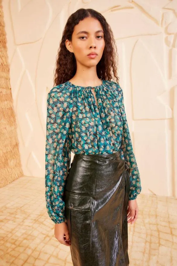 Safa Blouse Clematis Women Ulla Johnson Tops Safa Blouse Clematis Women Ulla Johnson Tops