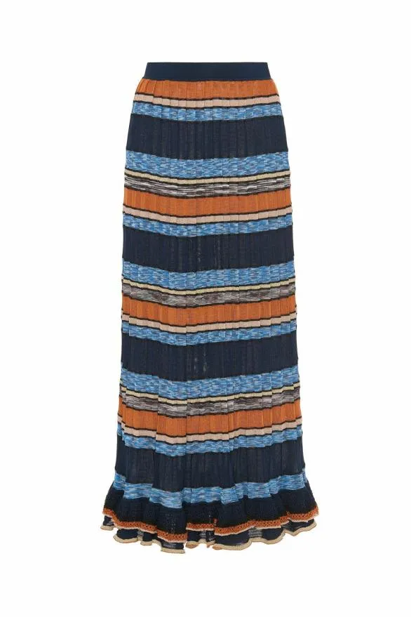 Seraphine Skirt Adriatic Women Ulla Johnson Knits Seraphine Skirt Adriatic Women Ulla Johnson Knits