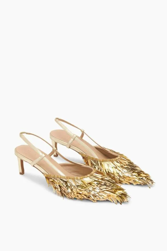 Shira Sequin Kitten Heel Gilt Women Ulla Johnson Shoes Shira Sequin Kitten Heel Gilt Women Ulla Johnson Shoes