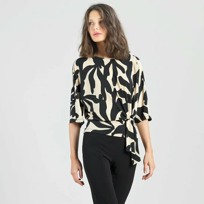 Side Tie Top 8211 Leaf Shadow Women Clara Sunwoo Spring Collection