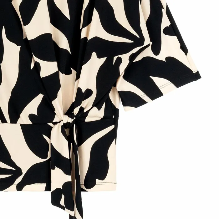 Side Tie Top 8211 Leaf Shadow Women Clara Sunwoo Spring Collection