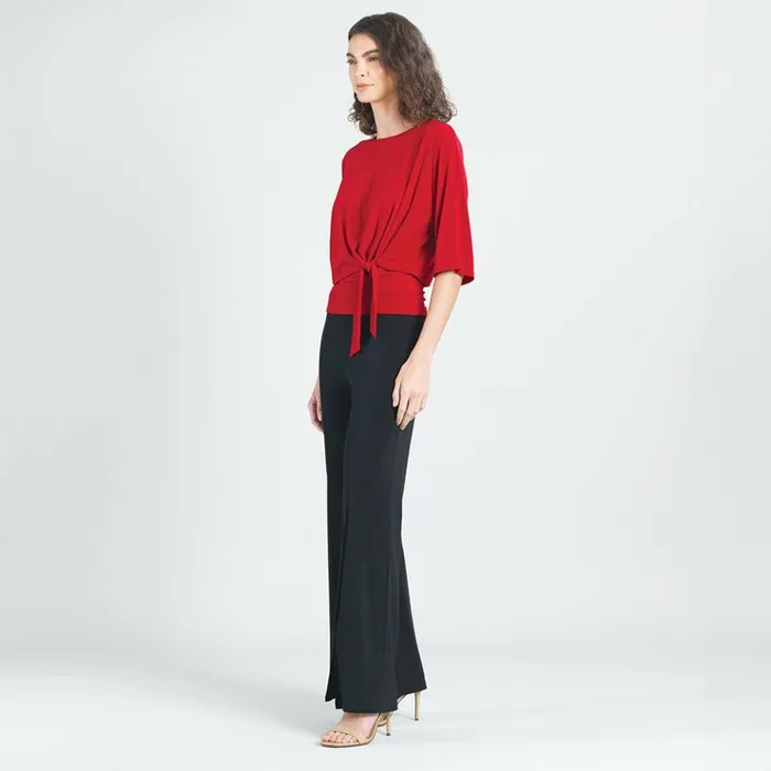 Side Tie Top 8211 Red 8211 Final Sale Women Clara Sunwoo Modern Basics