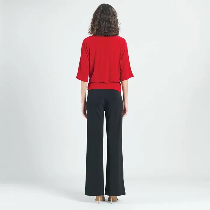 Side Tie Top 8211 Red 8211 Final Sale Women Clara Sunwoo Modern Basics