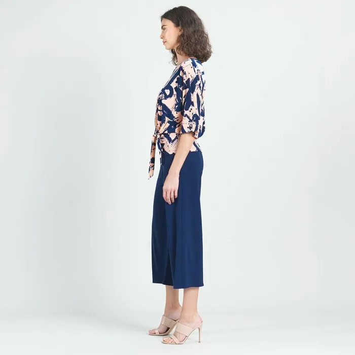 Side Tie Top 8211 Splash Stroke 8211 Final Sale Women Clara Sunwoo Tops Tunics