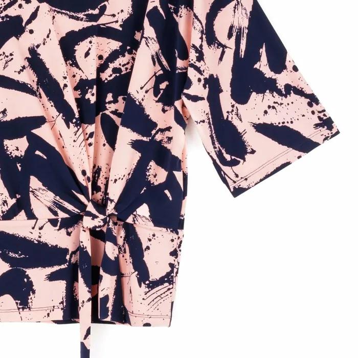 Side Tie Top 8211 Splash Stroke 8211 Final Sale Women Clara Sunwoo Tops Tunics