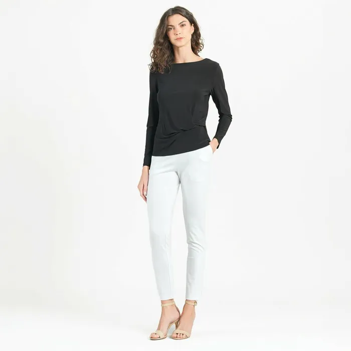 Side Twist Top 8211 Black Women Clara Sunwoo Modern Basics