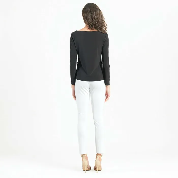 Side Twist Top 8211 Black Women Clara Sunwoo Modern Basics