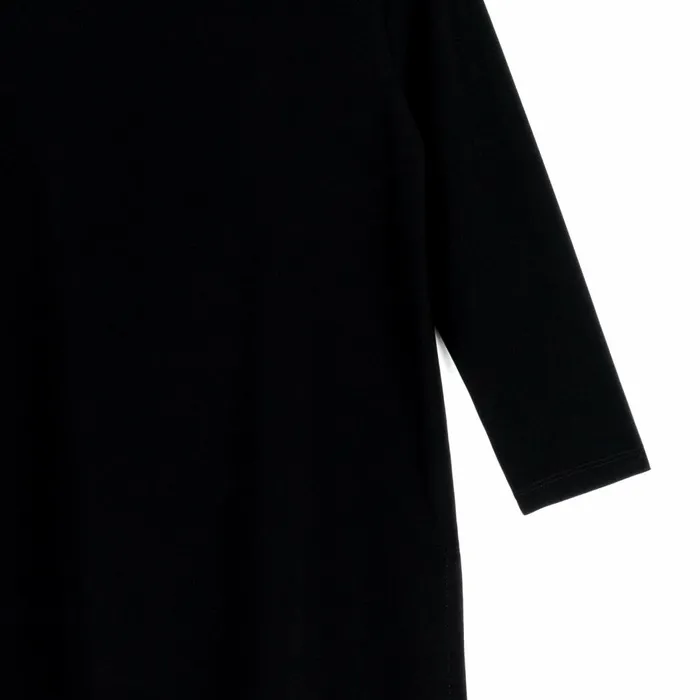 Side Vent Kerchief Hem Tunic 8211 Black Women Clara Sunwoo Spring Collection
