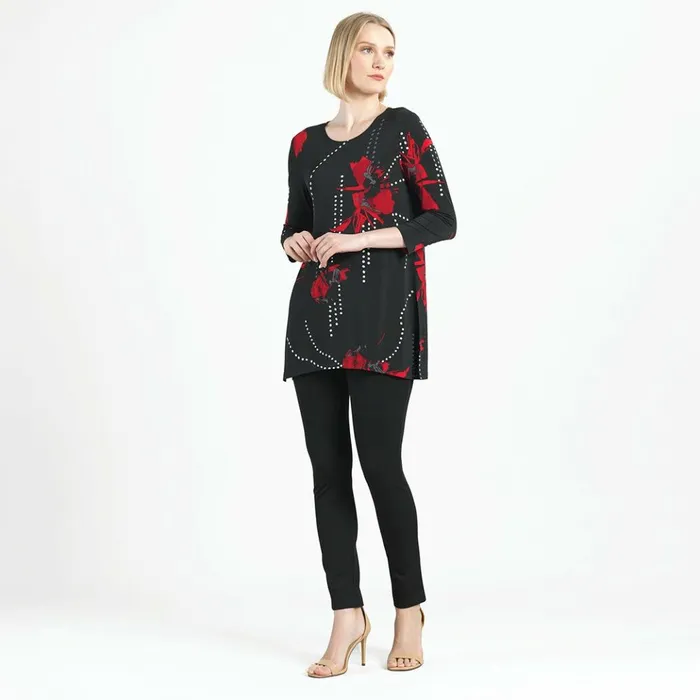 Side Vent Kerchief Hem Tunic 8211 Polka Poppy 8211 Final Sale Women Clara Sunwoo Tops Tunics Side Vent Kerchief Hem Tunic 8211 Polka Poppy 8211 Final Sale Women Clara Sunwoo Tops Tunics