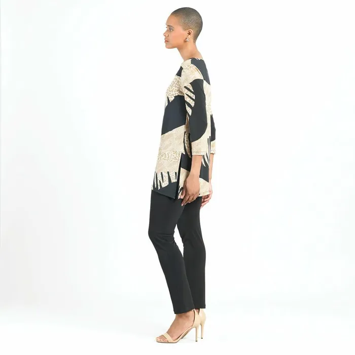 Side Vent Kerchief Hem Tunic 8211 Safari Patch 8211 Final Sale Women Clara Sunwoo Tops Tunics