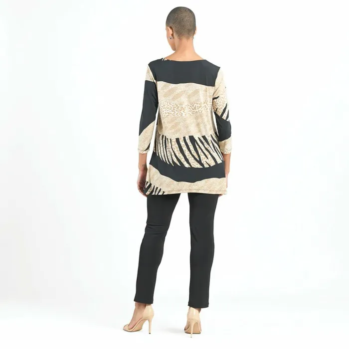 Side Vent Kerchief Hem Tunic 8211 Safari Patch 8211 Final Sale Women Clara Sunwoo Tops Tunics
