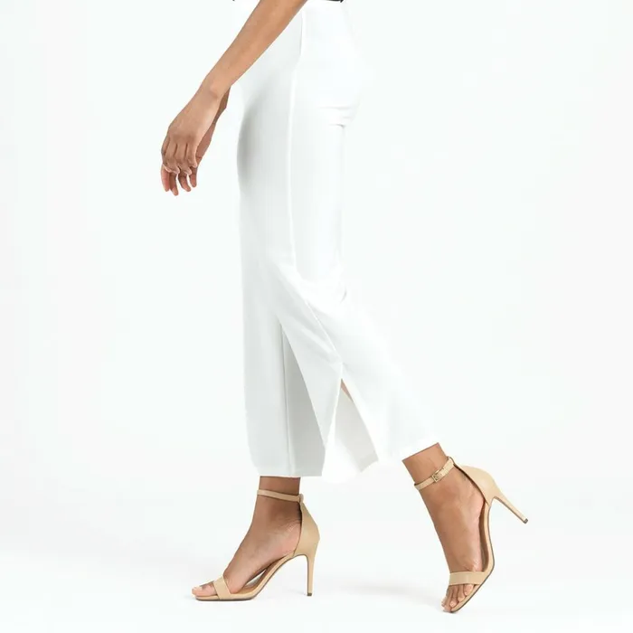 Signature Side Slit Ankle Pant 8211 4 Colors Women Clara Sunwoo Pants Skirts