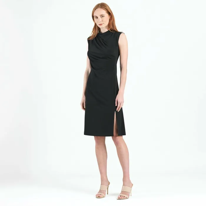 Signature Side Slit Midi Dress 8211 Black Women Clara Sunwoo Dresses Jumpsuits Signature Side Slit Midi Dress 8211 Black Women Clara Sunwoo Dresses Jumpsuits