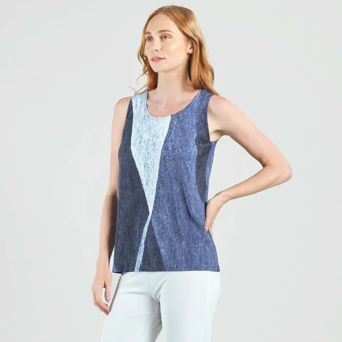 Silky Pleat Knit 8211 2pc Draped Cardigan and Tank Twinset 8211 Lunar Stripe Women Clara Sunwoo Spring Collection