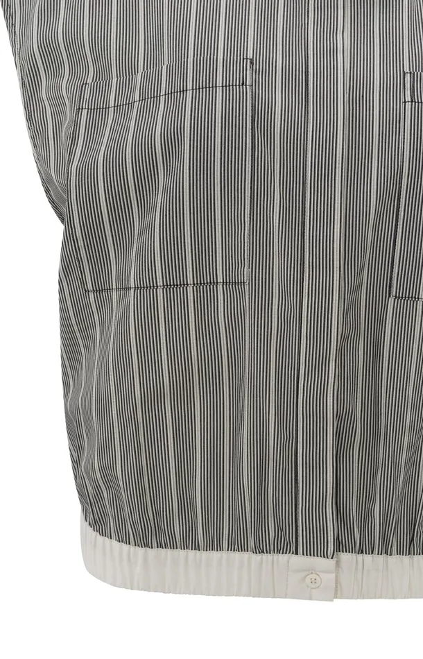 Sleeveless Blouse With Elastic Waist And Loose Fit Phantom Dessin Women YAYA Blouses Sleeveless Blouse With Elastic Waist And Loose Fit Phantom Dessin Women YAYA Blouses