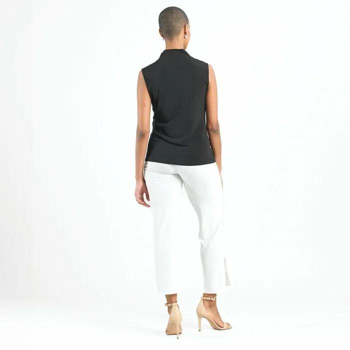 Sleeveless Center Front Tie Top 8211 Black 8211 Final Sale Women Clara Sunwoo Modern Basics