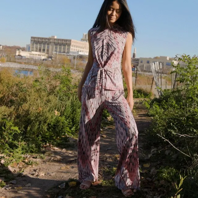 Sleeveless Center Front Tie Top 8211 Boho Weave 8211 Final Sale Women Clara Sunwoo Tops Tunics