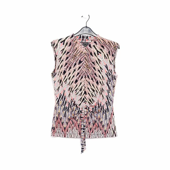 Sleeveless Center Front Tie Top 8211 Boho Weave 8211 Final Sale Women Clara Sunwoo Tops Tunics