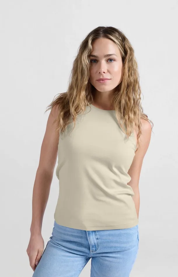 Sleeveless Halter Top With Fitted Fit Summer Sand Women YAYA Tops
