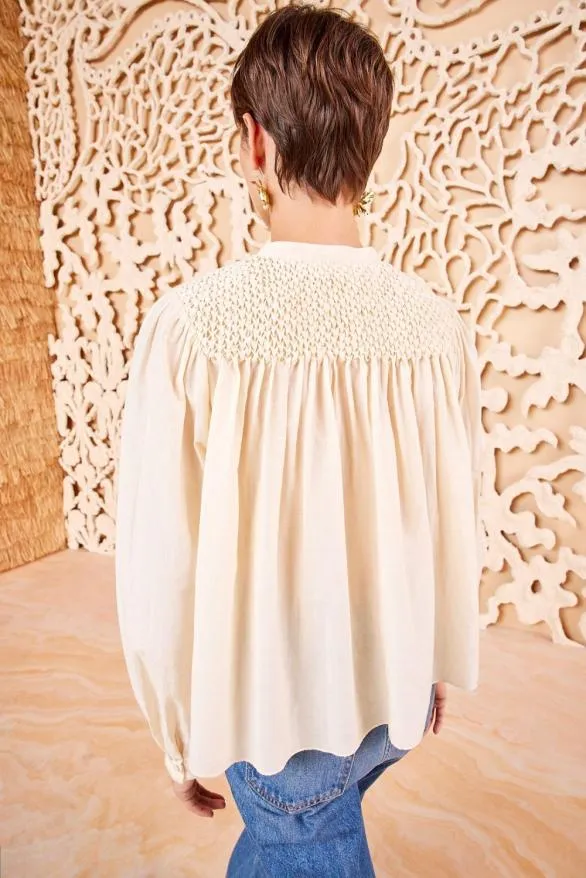 Soffia Blouse Cowrie Women Ulla Johnson Tops Soffia Blouse Cowrie Women Ulla Johnson Tops