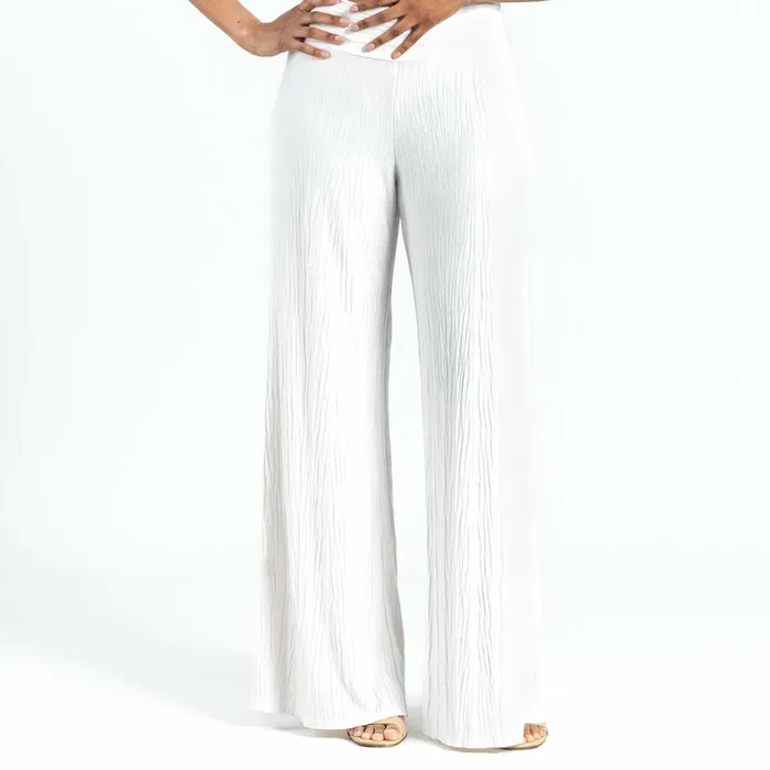 Soft Pleat Knit 8211 Palazzo Pant 8211 Ivory 8211 Final Sale Women Clara Sunwoo Pants Skirts Soft Pleat Knit 8211 Palazzo Pant 8211 Ivory 8211 Final Sale Women Clara Sunwoo Pants Skirts