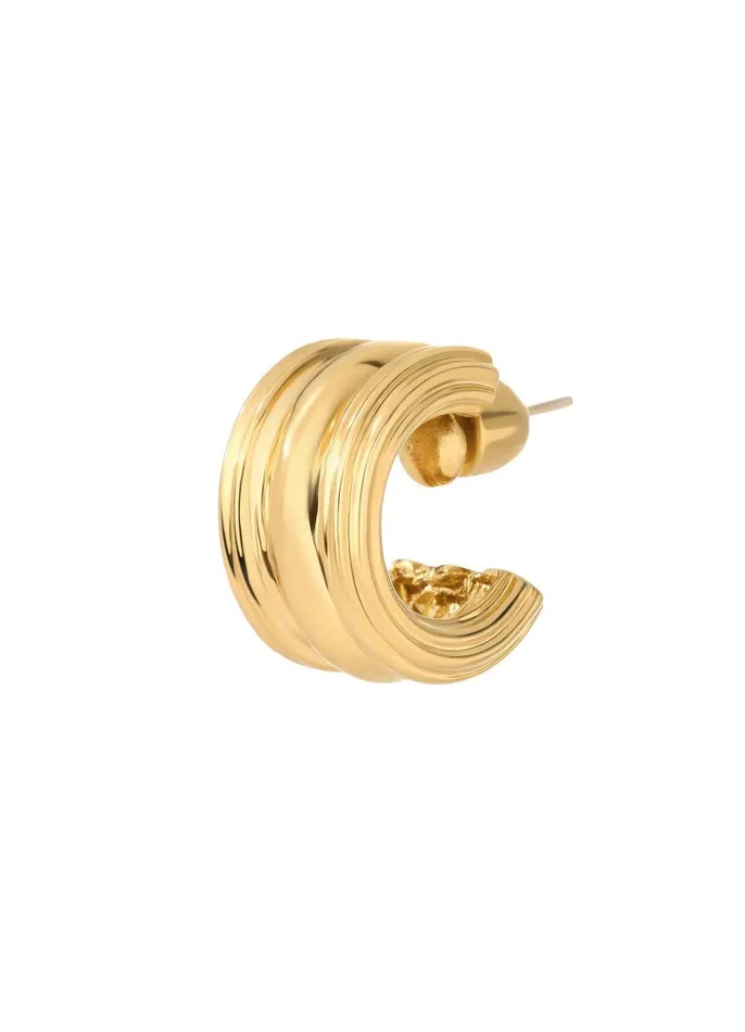 St John Christina Caruso Jewelry Women Christina Caruso Baby Triple Hoop Earring Gold St John Christina Caruso Jewelry Women Christina Caruso Baby Triple Hoop Earring Gold