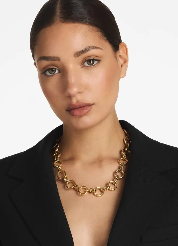 St John Christina Caruso Jewelry Women Christine Caruso Italian Chain Necklace Gold St John Christina Caruso Jewelry Women Christine Caruso Italian Chain Necklace Gold