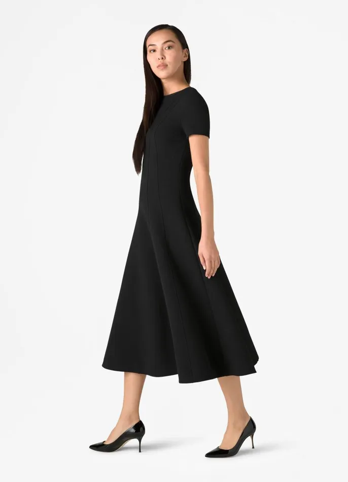St John Day Dresses Women Short Sleeve Dress Black St John Day Dresses Women Short Sleeve Dress Black