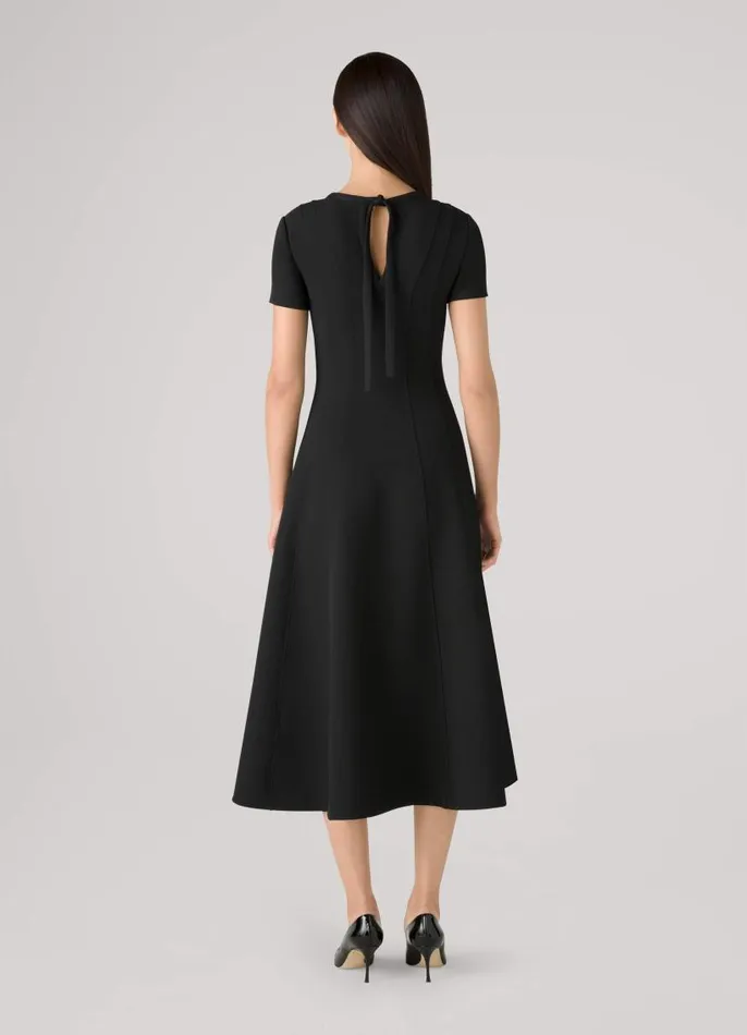 St John Day Dresses Women Short Sleeve Dress Black St John Day Dresses Women Short Sleeve Dress Black