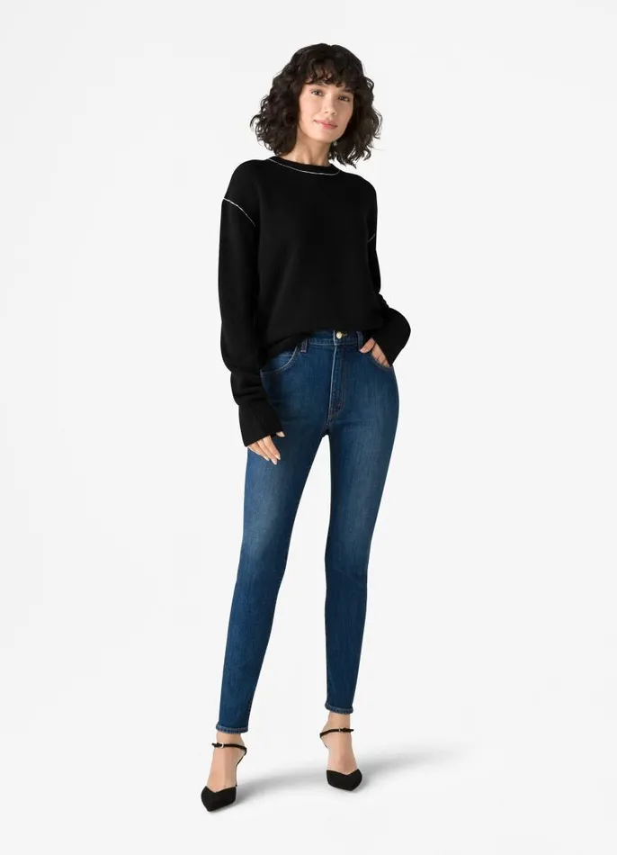 St John Denim Women Newport Jean Black St John Denim Women Newport Jean Black