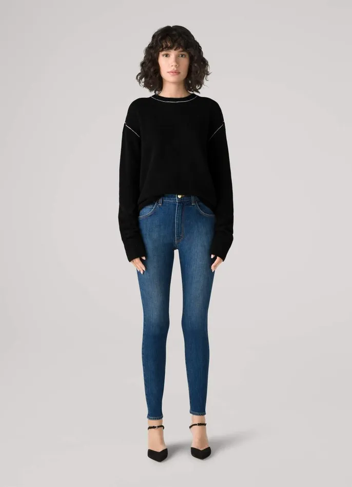St John Denim Women Newport Jean Black St John Denim Women Newport Jean Black
