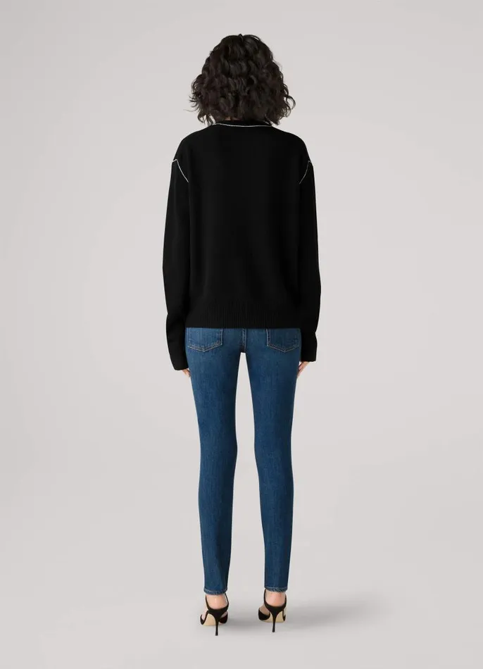 St John Denim Women Newport Jean Black St John Denim Women Newport Jean Black