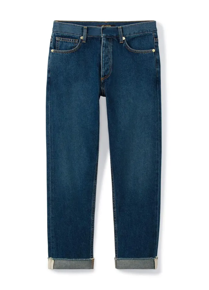 St John Denim Women Robertson Jean Dark Indigo
